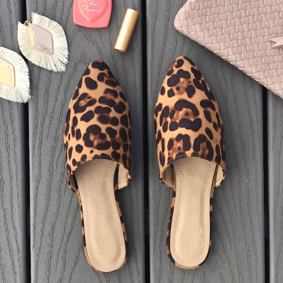 SAVANNAH Leopard Print Mules    - Picture 6 of 7
